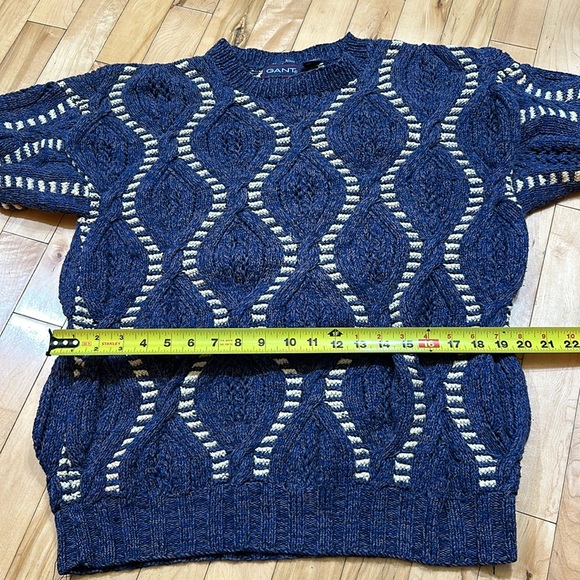Vintage 90s Gant Cable Hand Knit Sweater - Picture 8 of 9